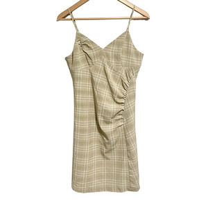 My Little Mushroom Plaid Mini Dress Y2K Clueless Back to School